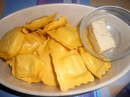 recette RAVIOLI  RICOTTA  TRUFFE