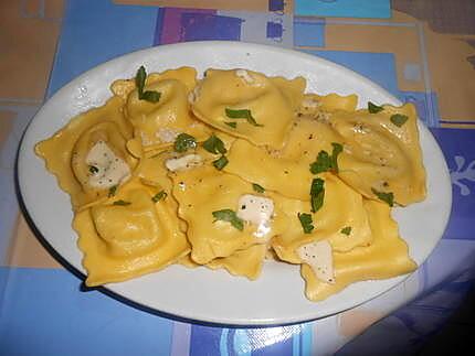 recette RAVIOLI  RICOTTA  TRUFFE