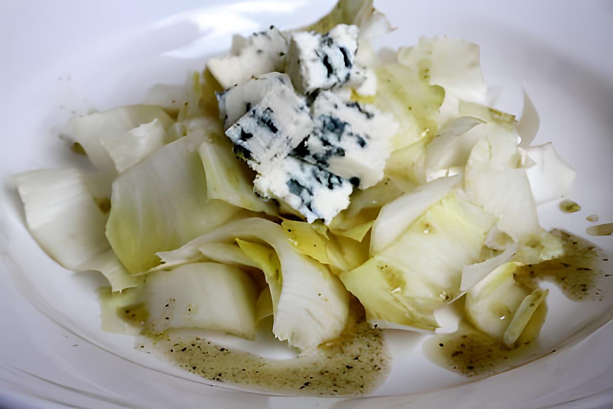 recette Salade d'endive au roquefort