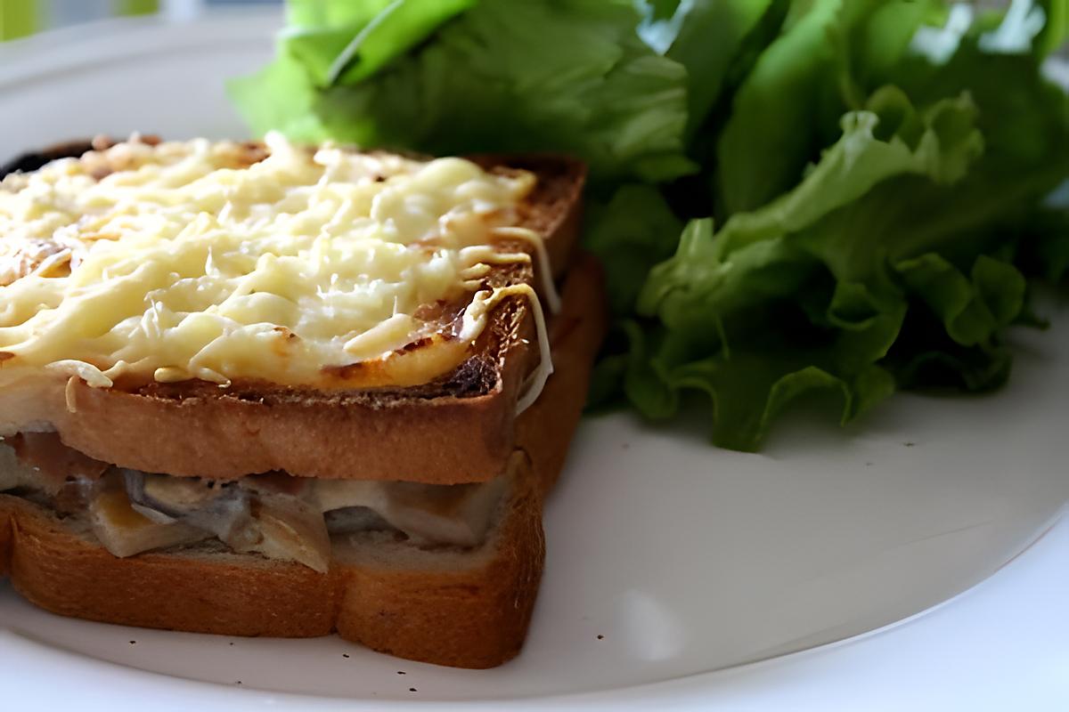 recette Croque Champignon