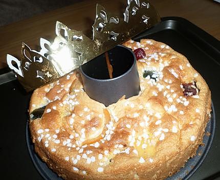 recette Couronne des rois aux fruits confit