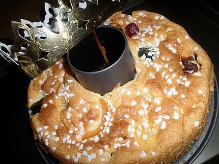 recette Couronne des rois aux fruits confit