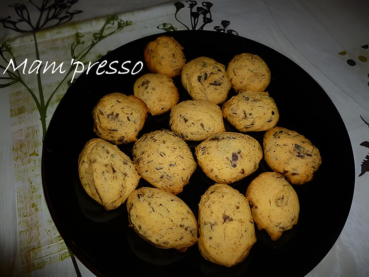 recette Cookies choloat noir sans gluten ni PLV