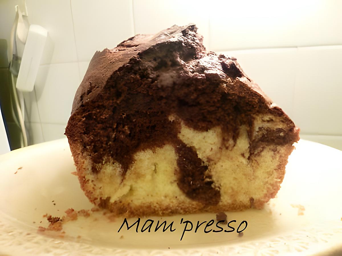 recette Cake marbré