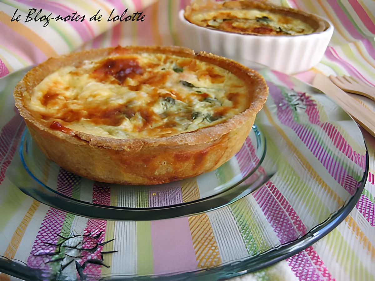 recette Tartelettes saumon fumé, tatsoï et curry