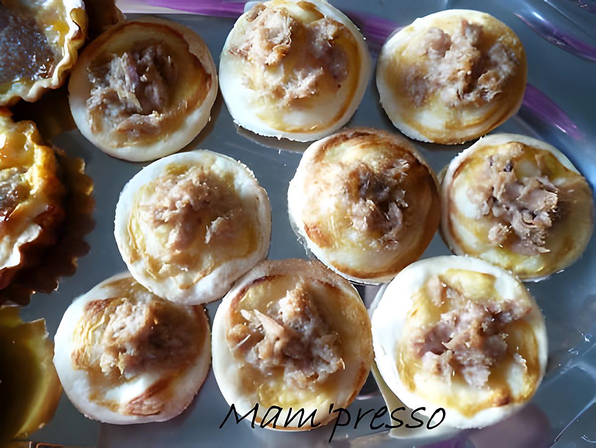 recette Minis tartelettes au thon