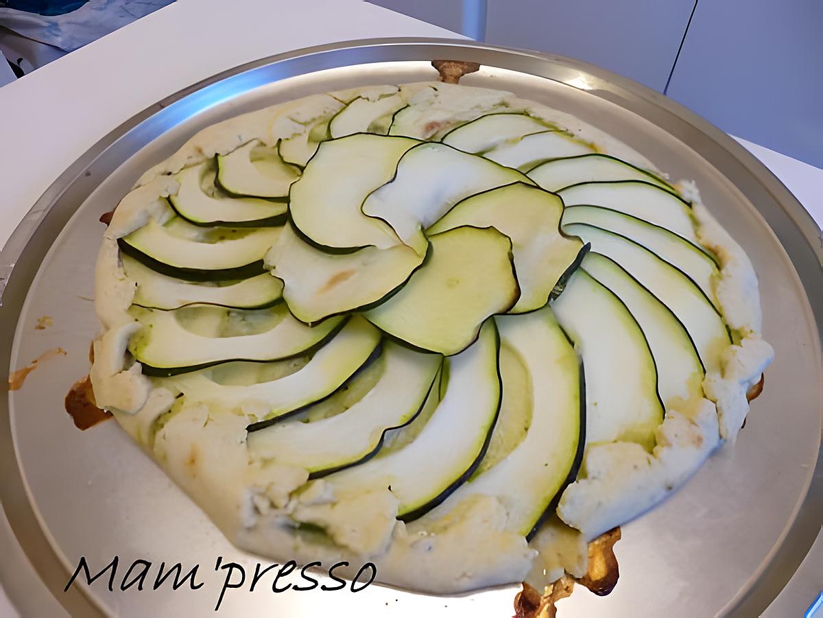 recette Tarte toute courgette sans moule