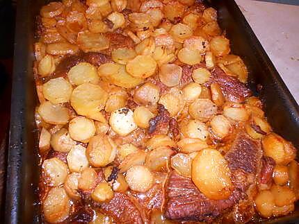 recette Tendron de veau aux pommes boulangéres