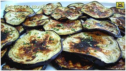 recette AUBERGINES A LA PARMESANE "SANS PARMESAN"