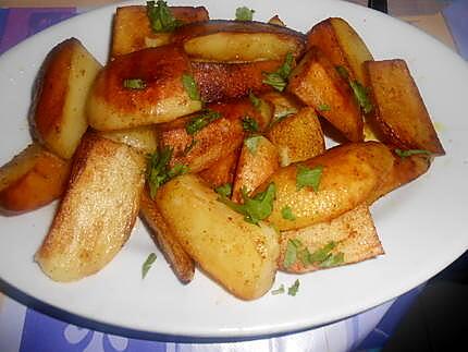 recette POMMES  DE  TERRE  MASSALA   PAPRIKA