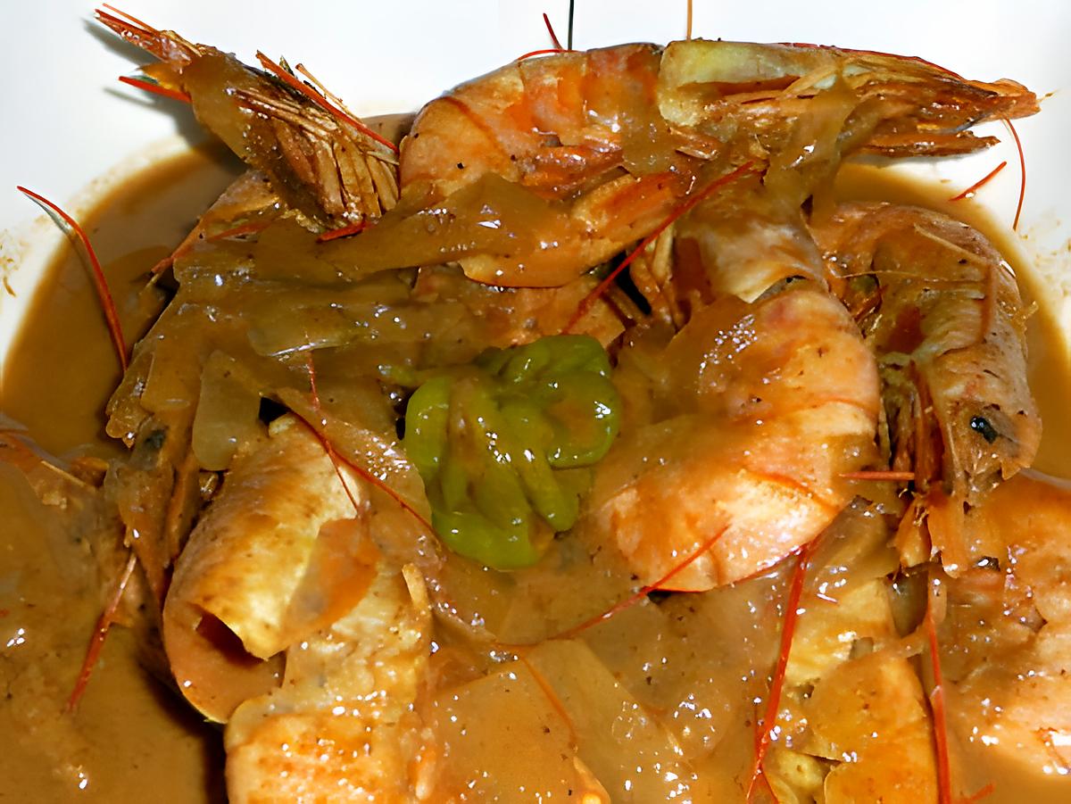 recette Crevettes madras