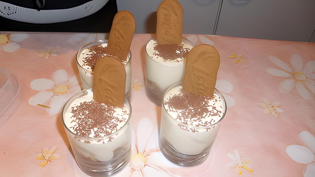 recette Tiramisu speculoos poires