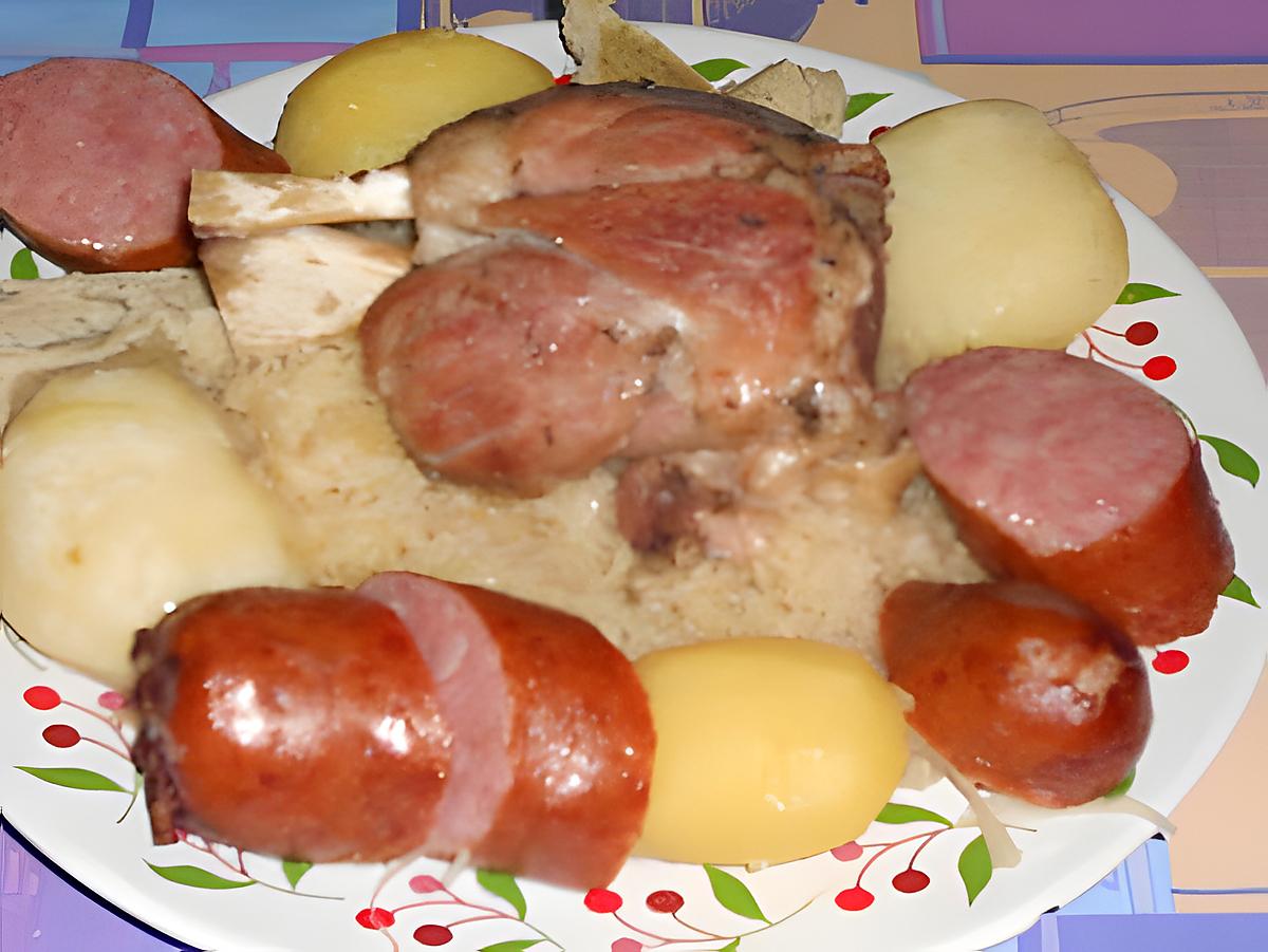 recette CHOUCROUTE  ITALO  FRANCAISE