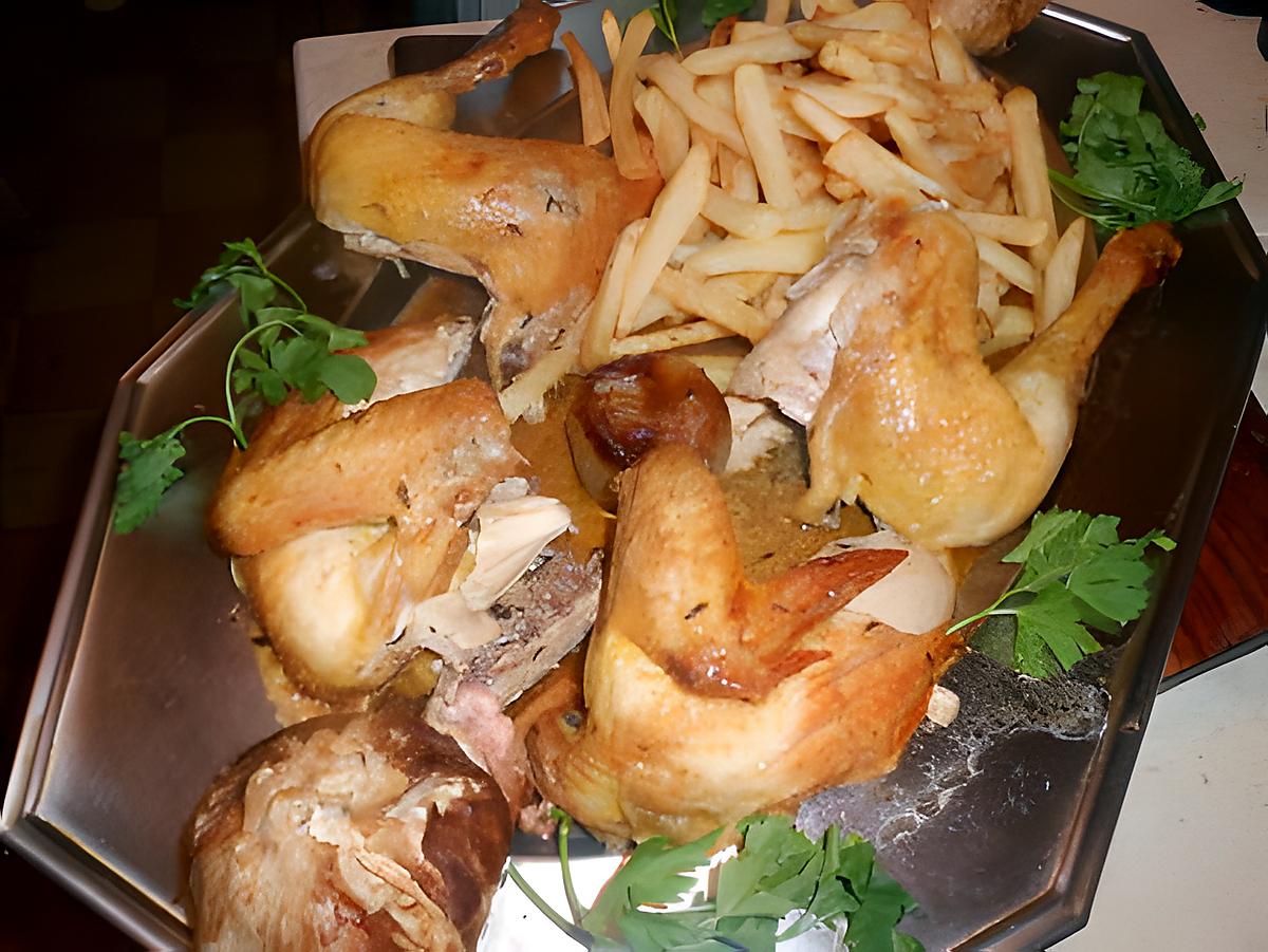 recette poulet en cocotte a l ail fumé