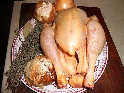 recette poulet en cocotte a l ail fumé