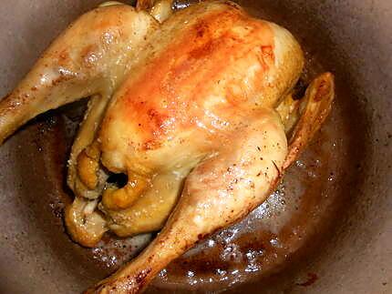 recette poulet en cocotte a l ail fumé