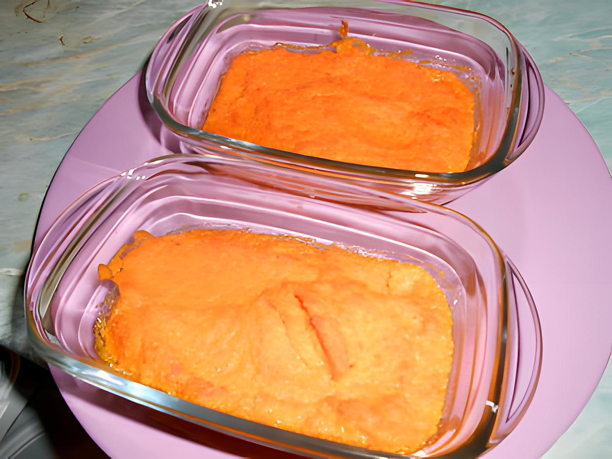recette Flan de carottes au curry