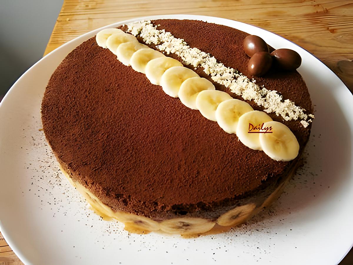 recette Entremet Chocolat Noisette Banane