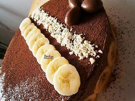 recette Entremet Chocolat Noisette Banane
