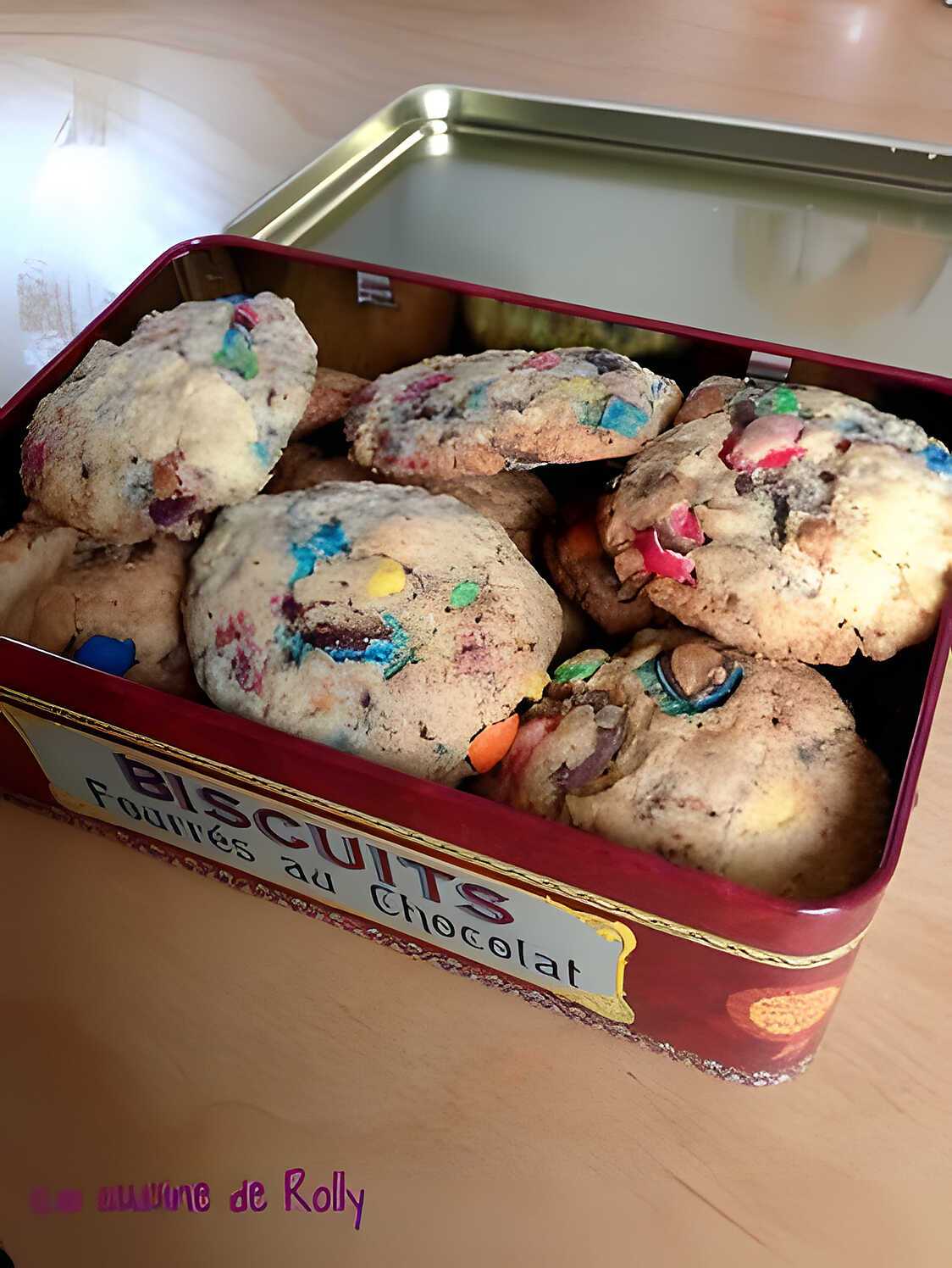 Ms Rolly Recette de Cookies aux M&Ms par Rolly