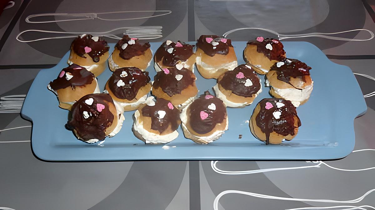 recette Choux chantilly chocolat