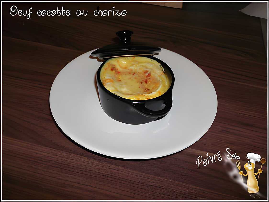 Oeuf cocotte au chorizo