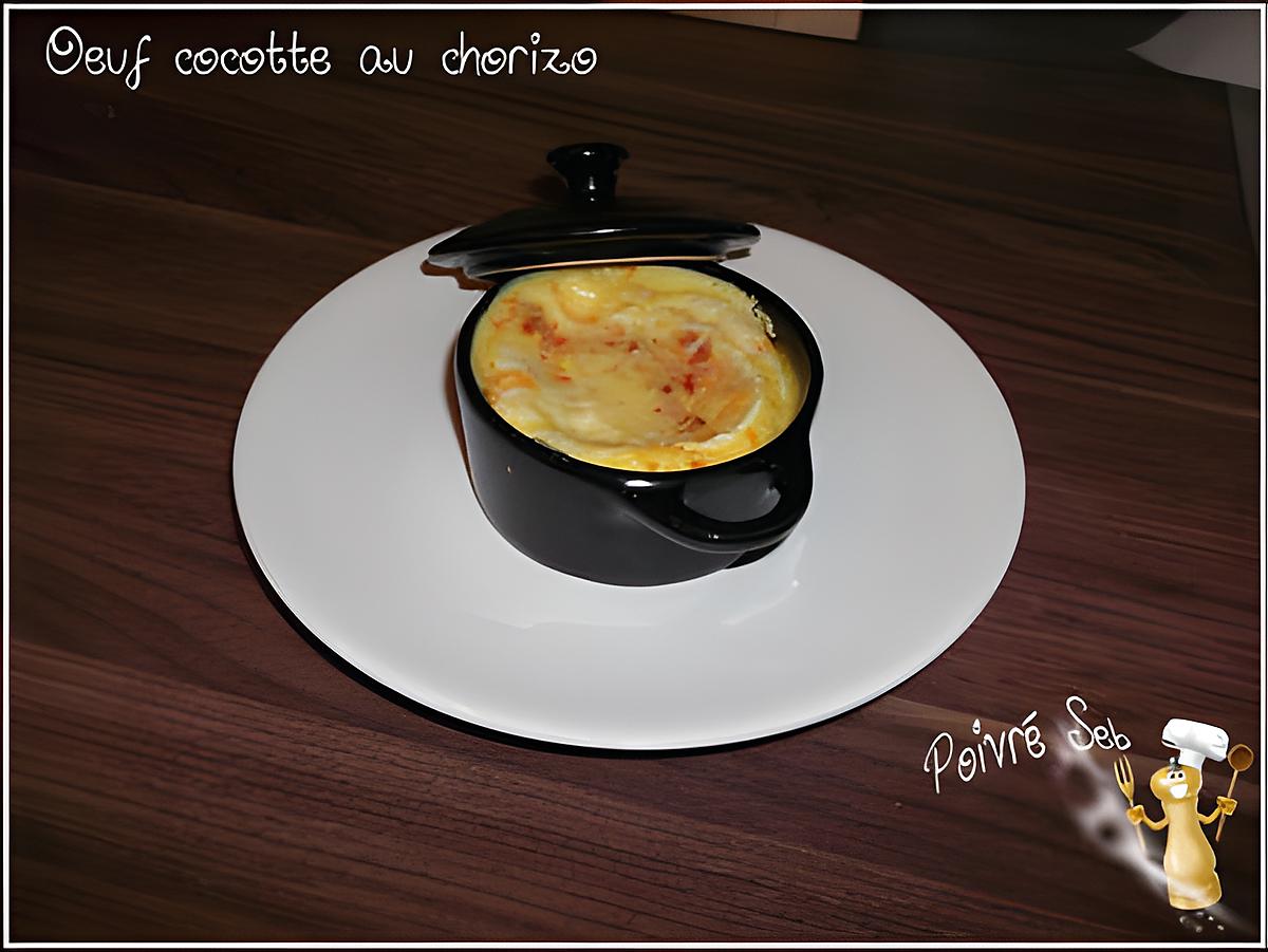 recette Oeuf cocotte au chorizo