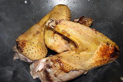 recette Ailes ou manchons de canard aux champignons