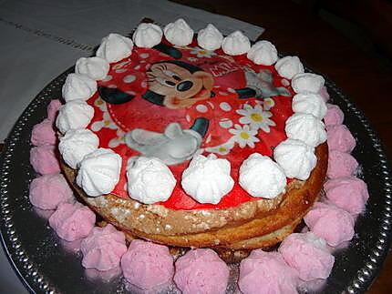 recette GATEAU D ANNIVERSAIRE"Barbie"de Jade ( 2ans)