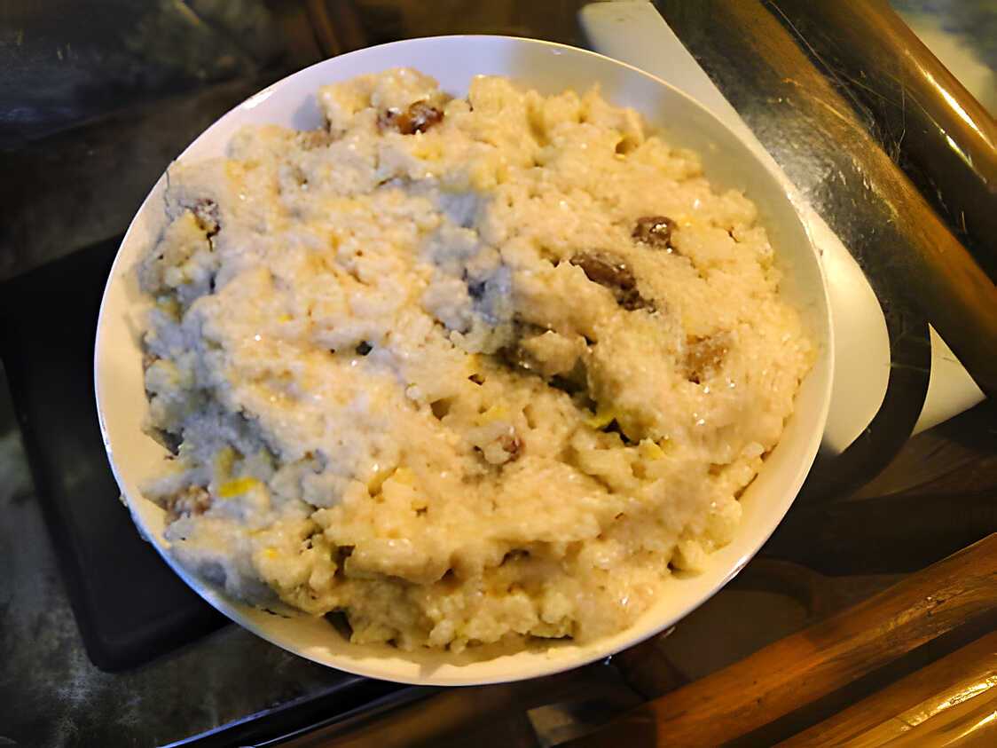 Recette de Riz au lait avec un reste de riz cuit