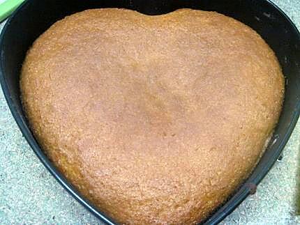 recette Gâteau  " Coeur de  Saint  Valentin ".