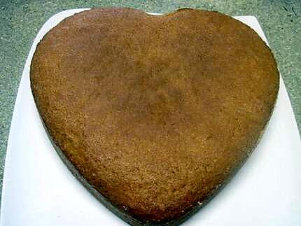 recette Gâteau  " Coeur de  Saint  Valentin ".