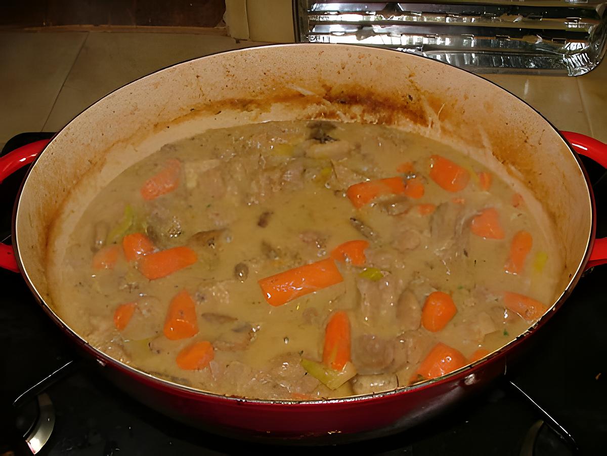 recette Blanquette de veau aux légumes