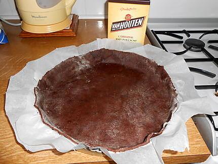 recette Tarte "light",cacao et poires.