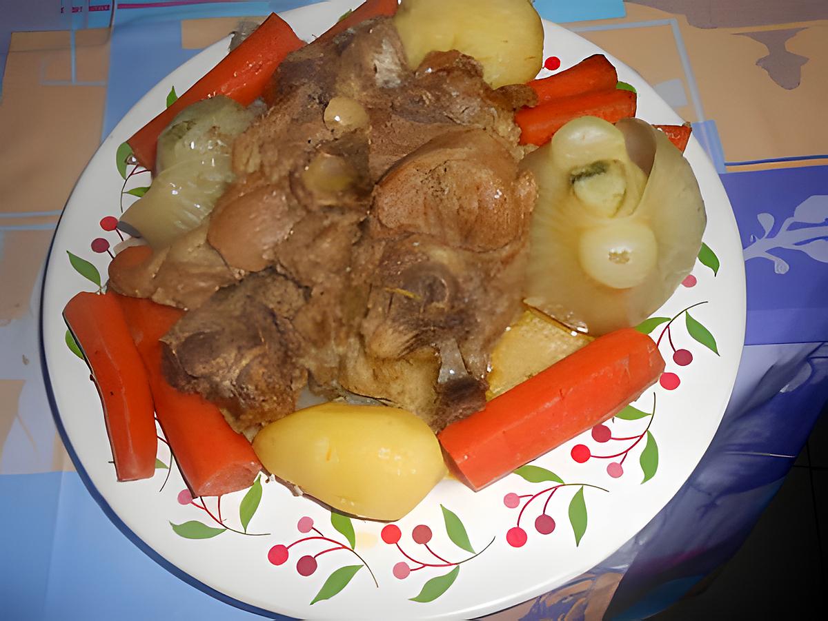 recette SAUTE  D'AGNEAU  AU  FENOUIL  CAROTTES ET POMMES DE TERRE