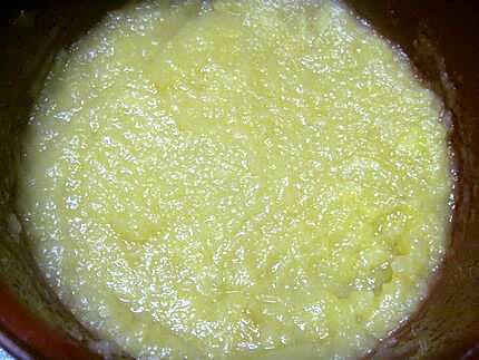 recette Compote de pommes et coing au miel.