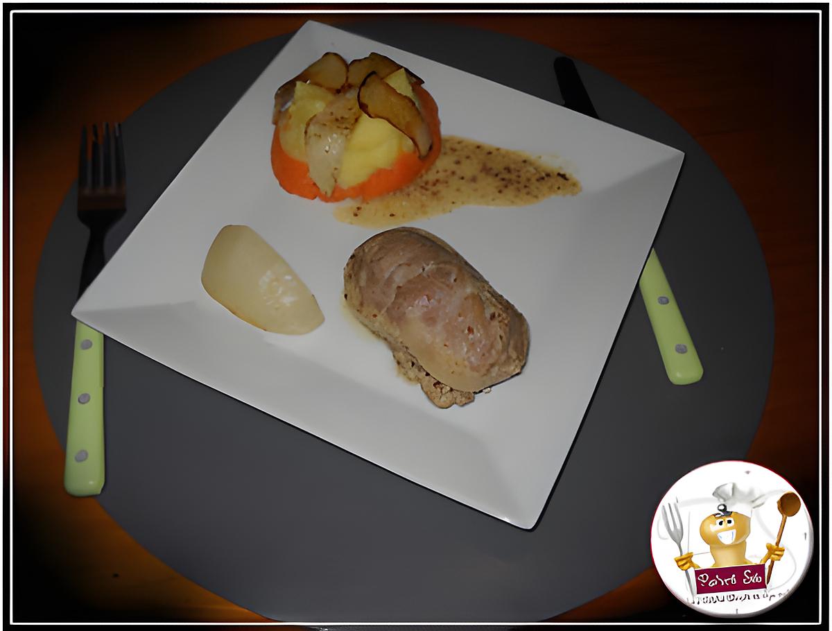 recette Paupiettes de veau et sa sauce moutarde à l'ancienne