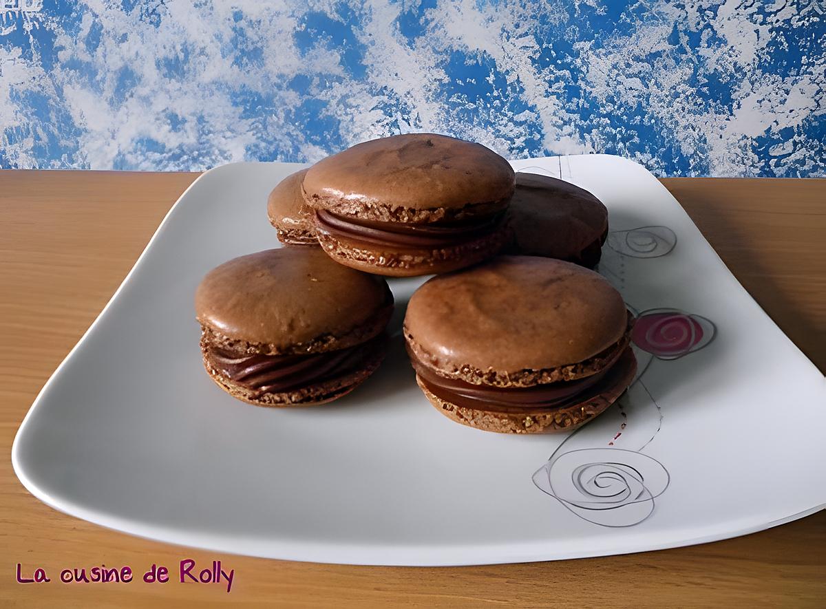 recette Macarons chocolat crème de marrons