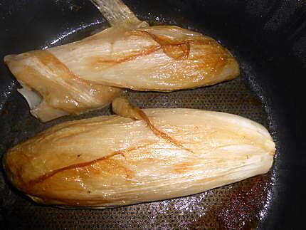 recette Hareng grillé aux endives moutardées