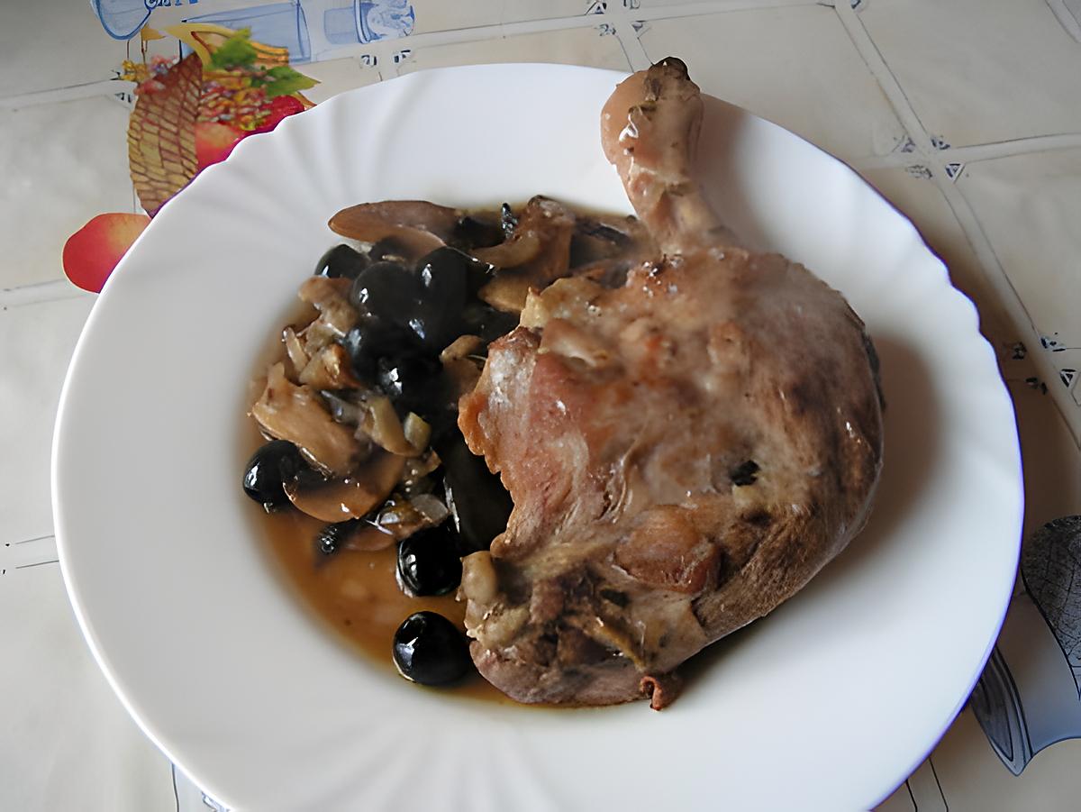 recette Cuisse de canard sautées aux olives