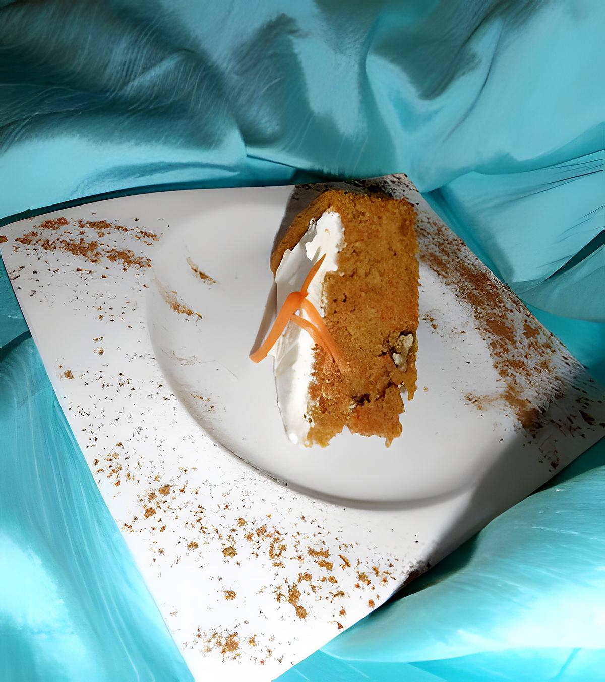 recette carrot cake et son glaçage au philadelphia