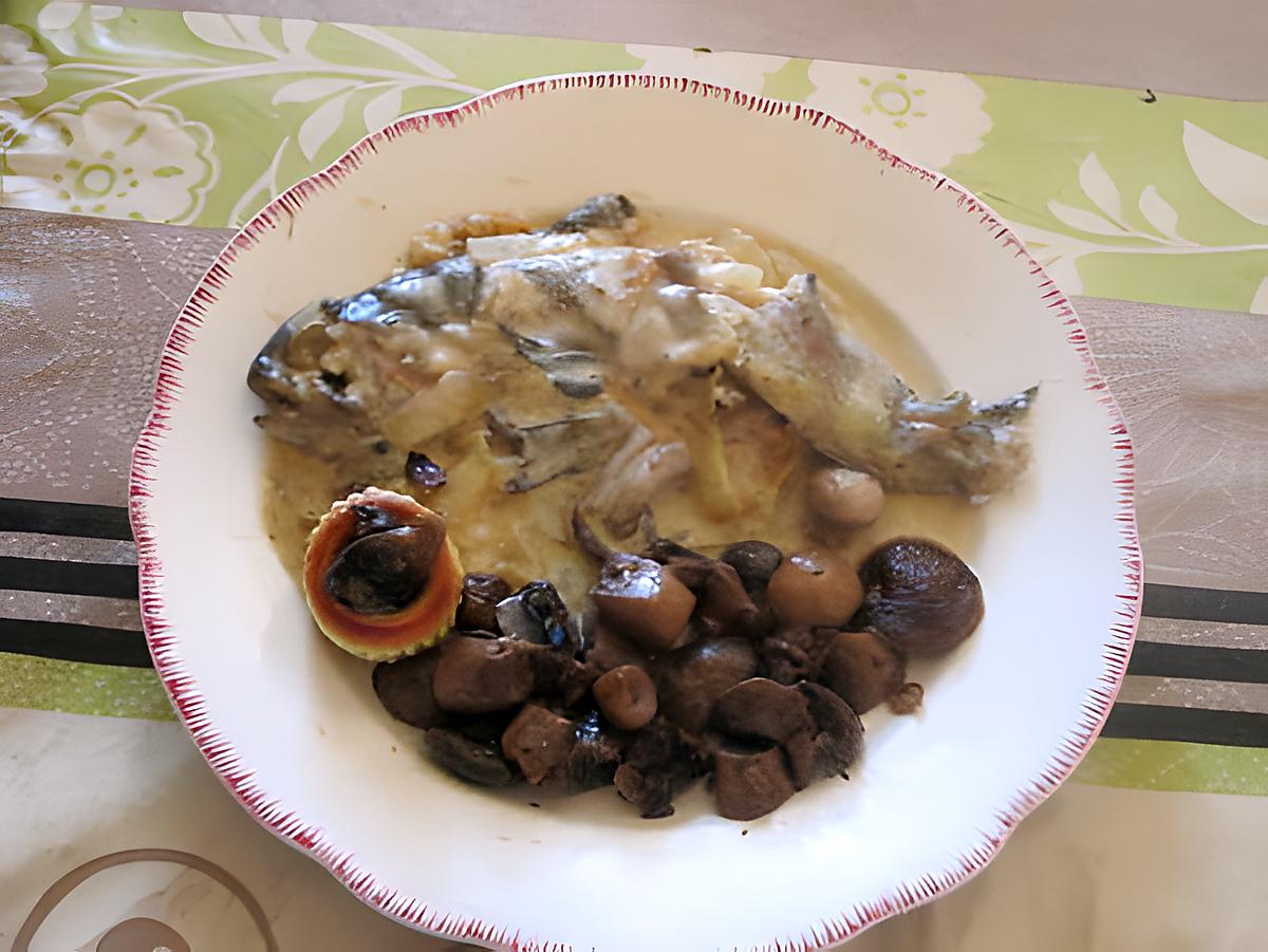 recette truites a la normande de véronique:,,revisitée;;