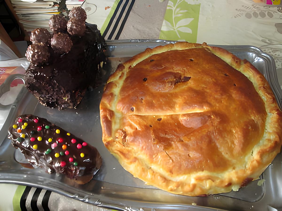 recette galette poire chocolat  de roseline 26