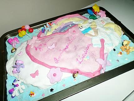 recette Gâteau d'anniversaire My little pony