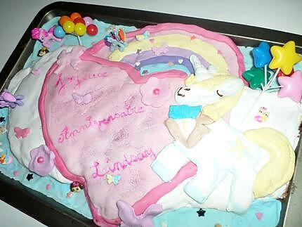 recette Gâteau d'anniversaire My little pony