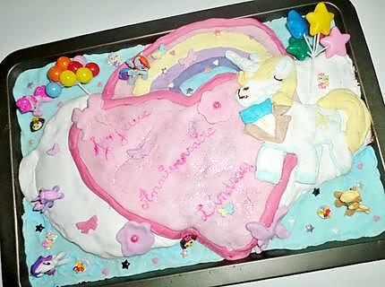 recette Gâteau d'anniversaire My little pony