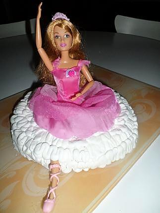 recette Gâteau d'anniversaire Barbie danseuse etoile