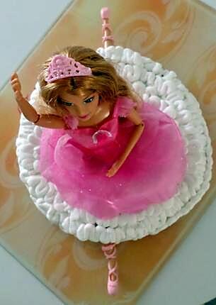 recette Gâteau d'anniversaire Barbie danseuse etoile