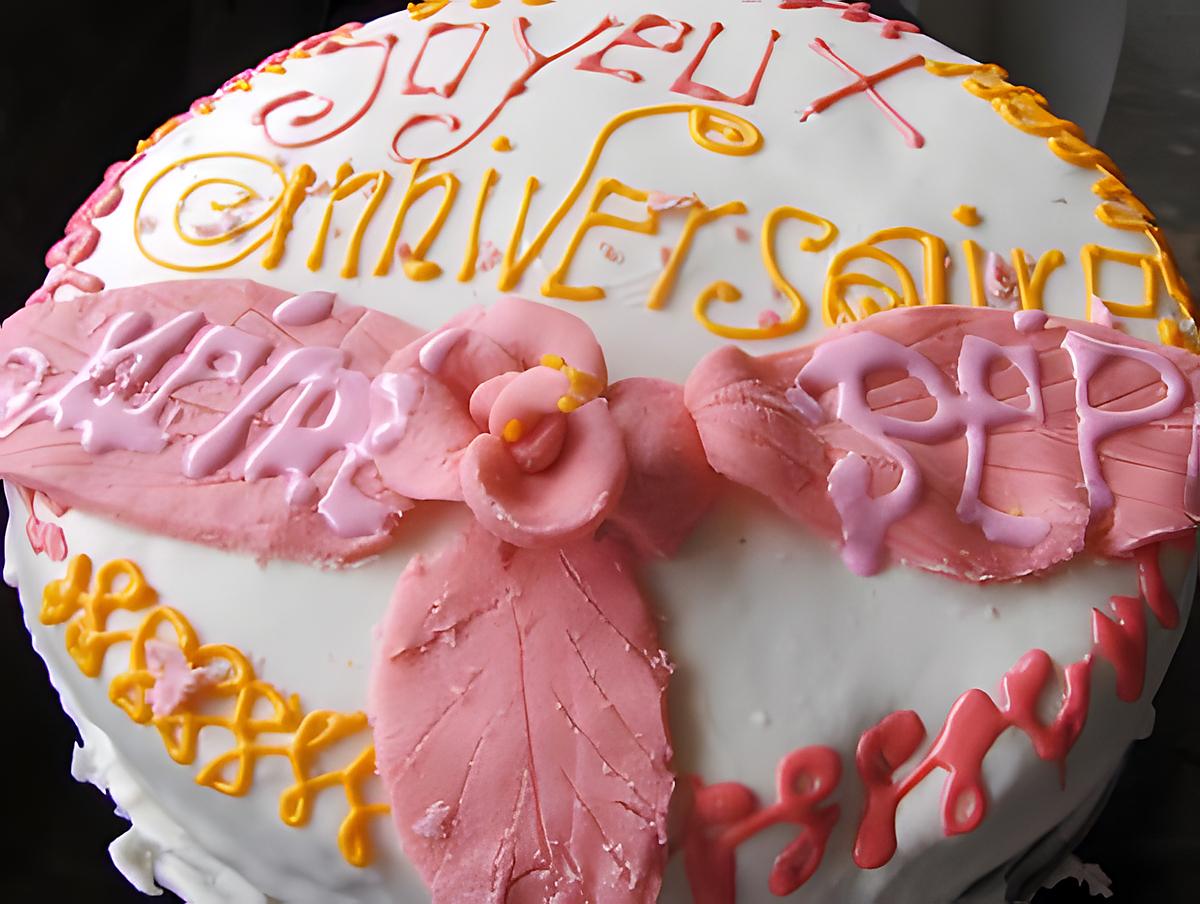 recette Gâteau d'anniversaire de ma fille