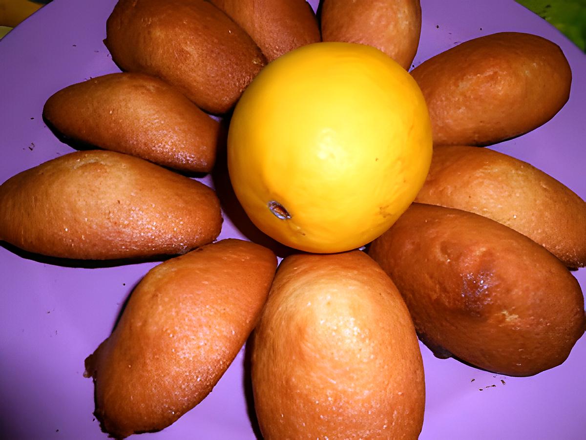 recette Madeleines légères au citron